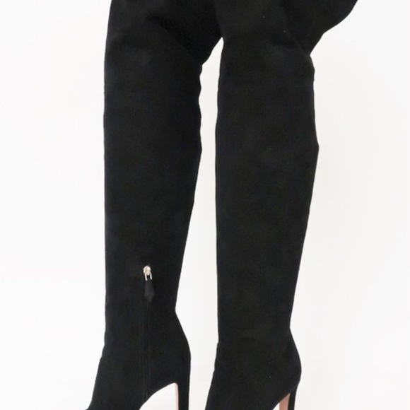 Prada Over the Knee Platform Boots - Picture 5 of 8